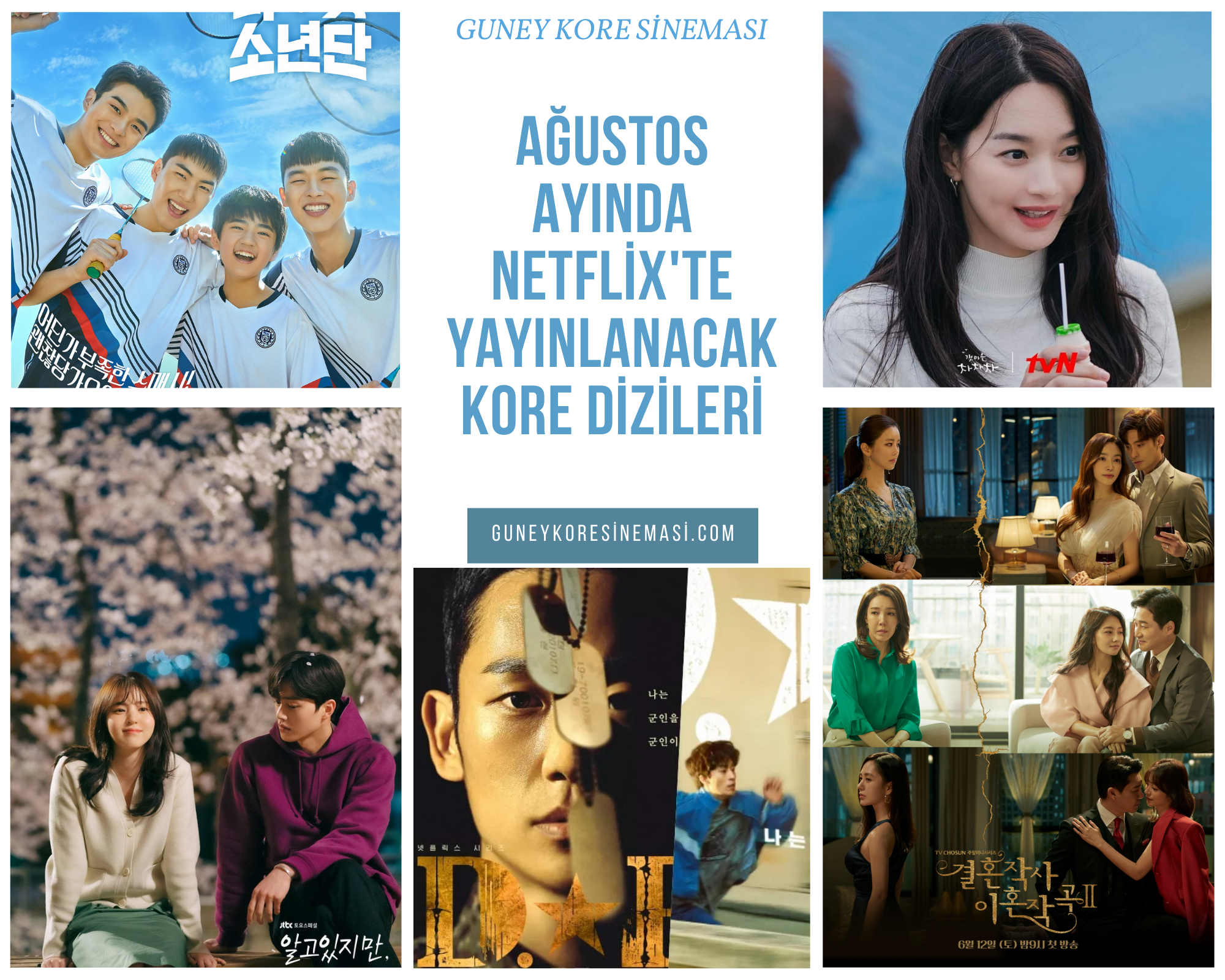 Ağustos Ayında Netflix'te Yayınlanacak Kore Dizileri