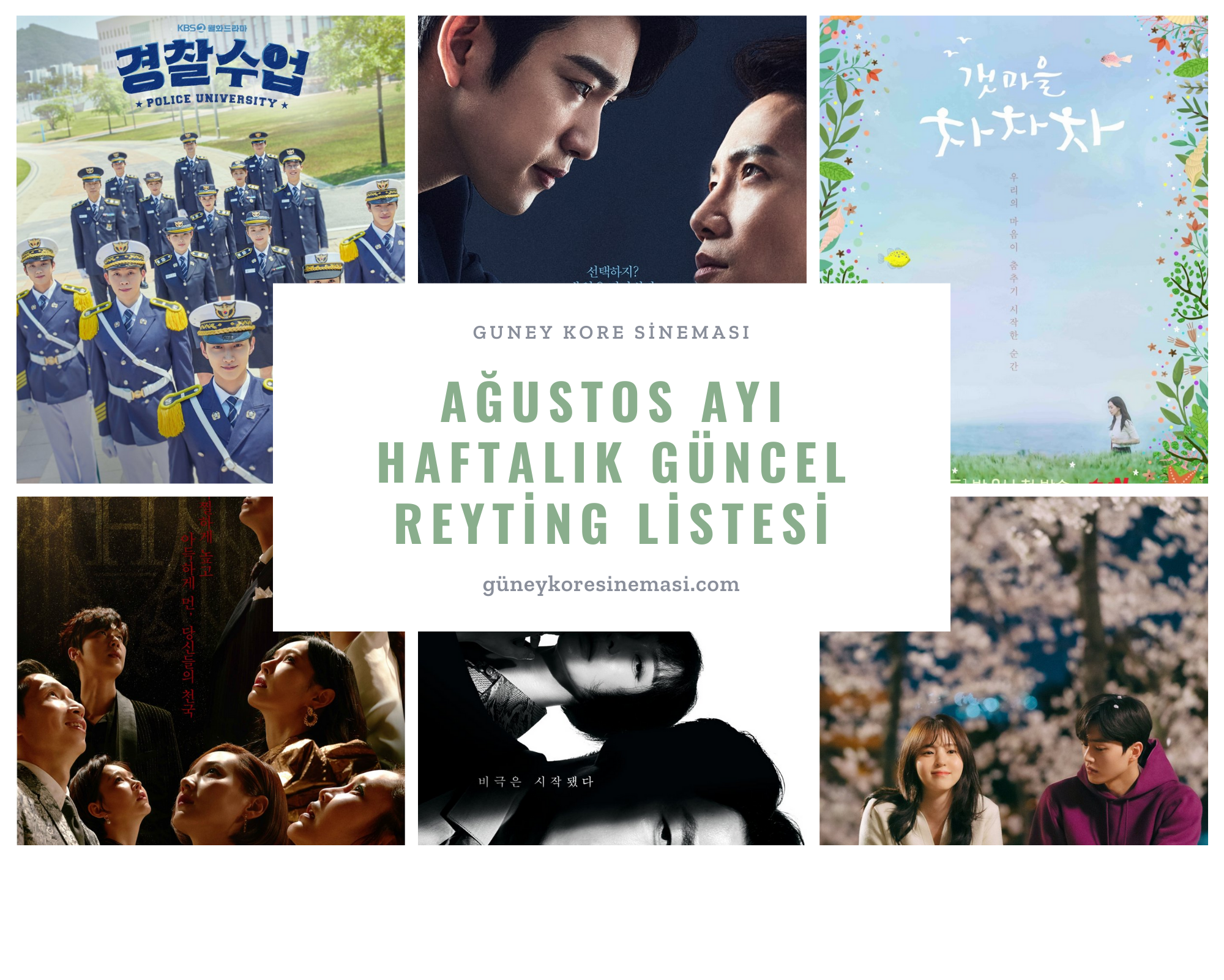 Ağustos Ayı Haftalık Güncel Reyting Listesi (16 - 22 Ağustos)