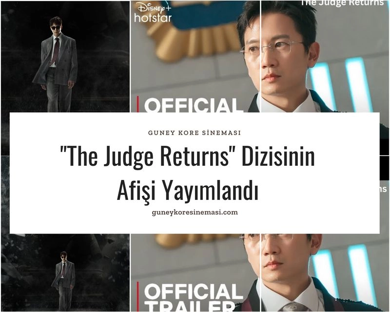"The Judge Returns" Dizisinin Afişi Yayımlandı