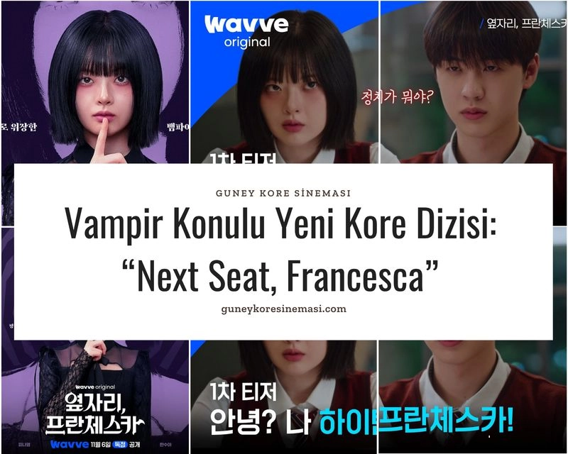 Vampir Konulu Yeni Kore Dizisi: “Next Seat, Francesca”